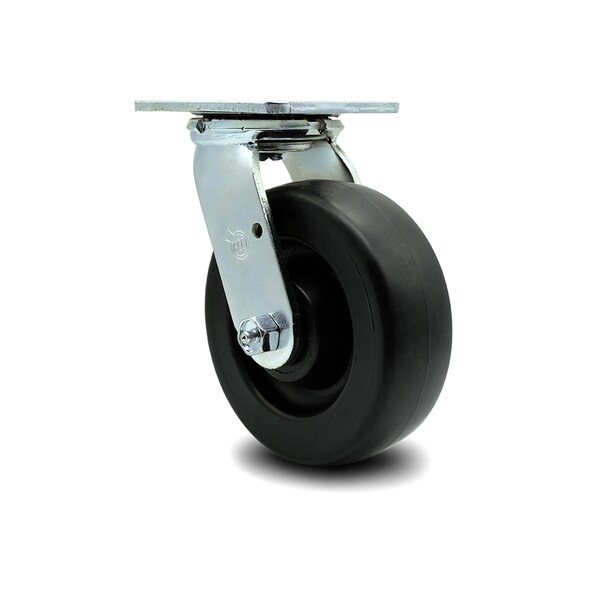 6 Inch Polyolefin Wheel Swivel Caster with Ball Bearing